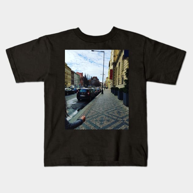 Lost in Amsterdam Kids T-Shirt by Renemo3osow